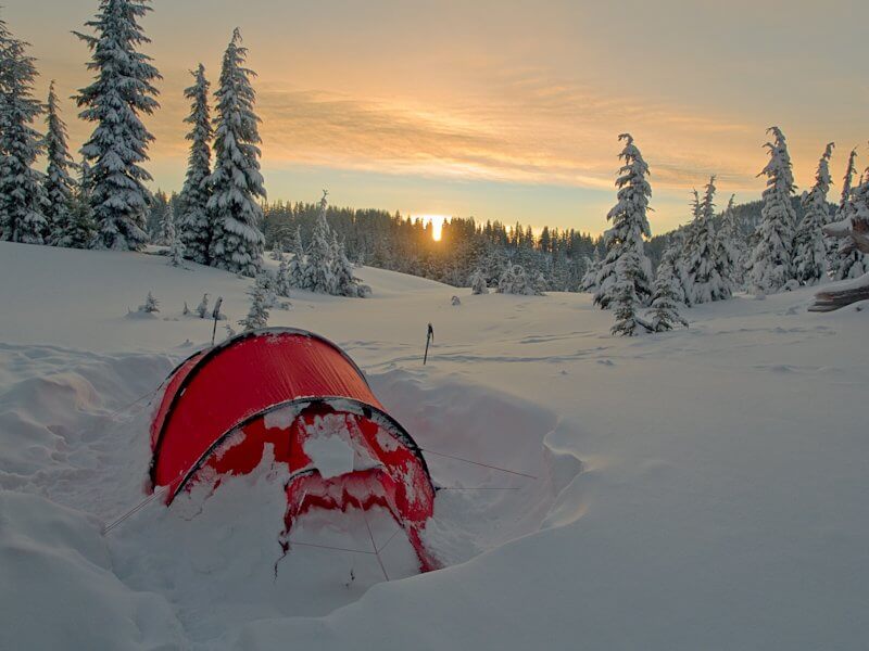 Birbirinden Güzel Kış Kampı Fotoğrafları 11