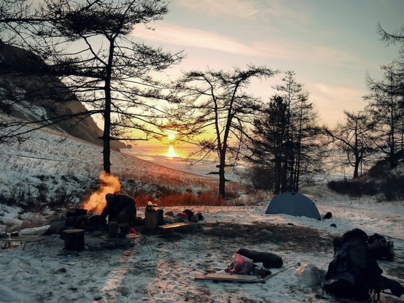 Birbirinden Güzel Kış Kampı Fotoğrafları 7